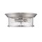 Z-Lite Sonna 3 Light Flush Mount, Brushed Nickel And Clear Seedy 727F16-BN - alternate 5